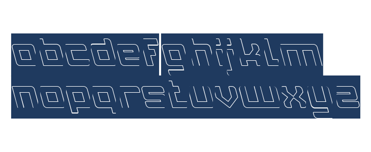 INVASION-Hollow-Inverse Lowercase