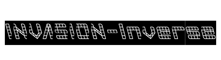 INVASION-Inverse  Frei Schriftart Herunterladen