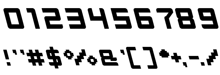 INVASION-light Font OTHER CHARS