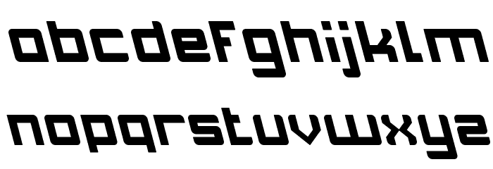 INVASION-light Font LOWERCASE