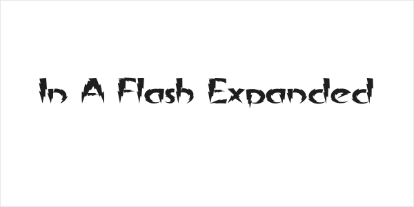 In A Flash Expanded Logo