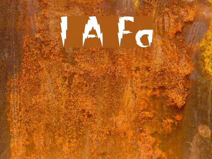 In A Flash フォント examples