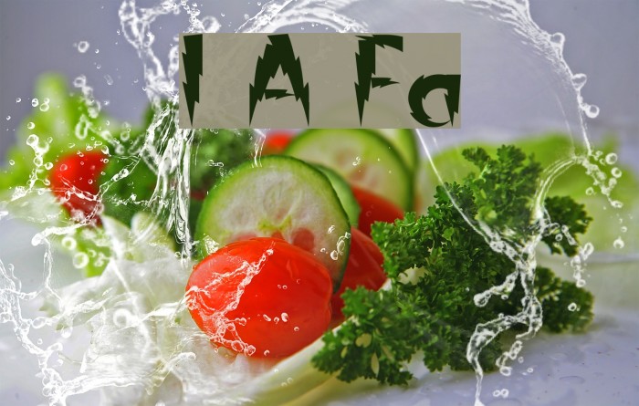 In A Flash フォント examples