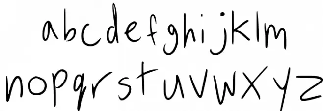 In Hades Regular Schriftart Kleinbuchstaben