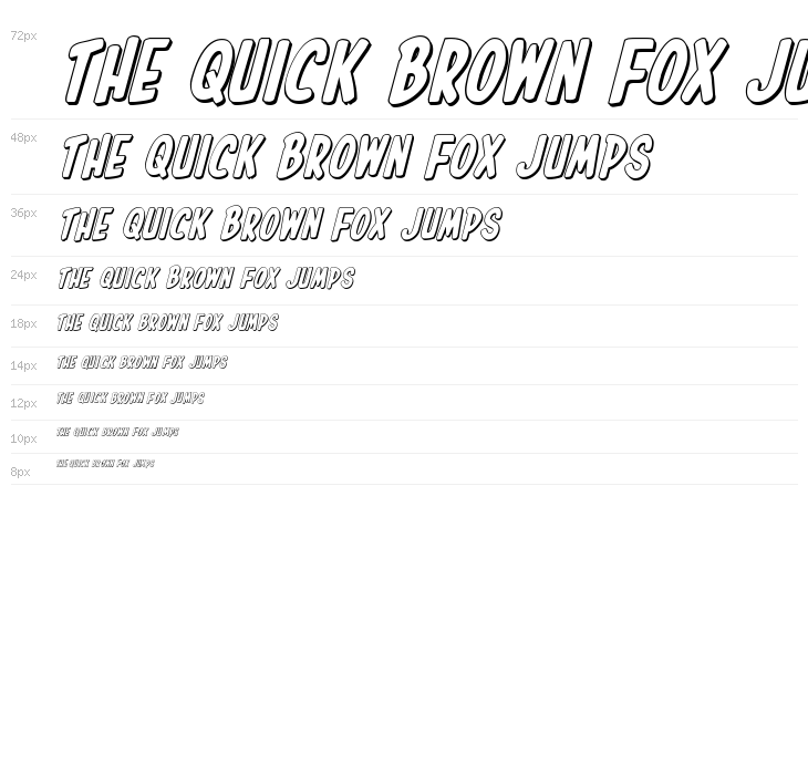 In-House Edition 3D Italic Waterfall