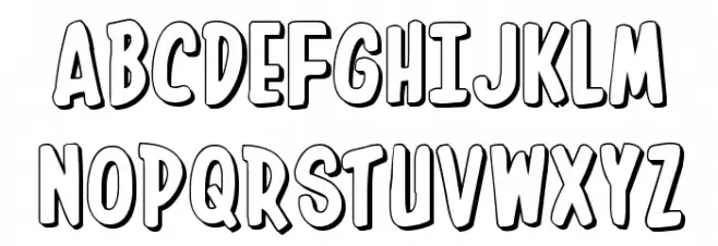 In-House Edition 3D Schriftart Groß