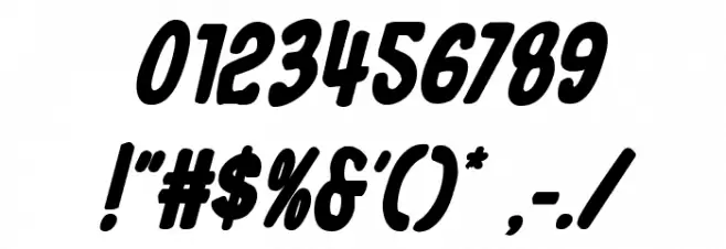 In-House Edition Bold Italic Font OTHER CHARS