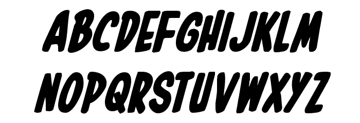 In-House Edition Bold Italic Font LOWERCASE