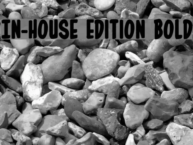 In-House Edition Bold Font examples