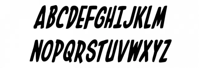In-House Edition Condensed Italic Font Litere mari