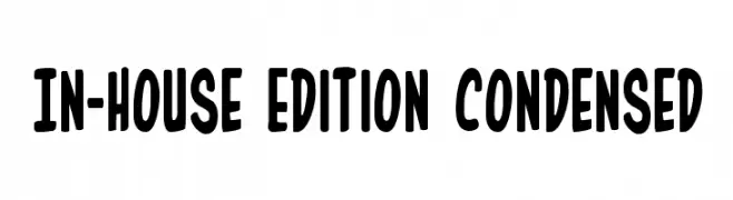 In-House Edition Condensed  تنزيل الخطوط