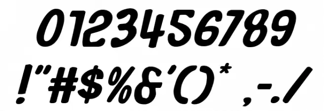 In-House Edition Expanded Italic フォント その他の文字