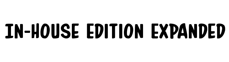 In-House Edition Expanded Font