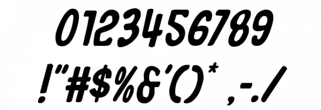 In-House Edition Italic Font OTHER CHARS