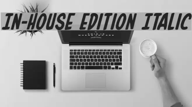 In-House Edition Italic Font examples
