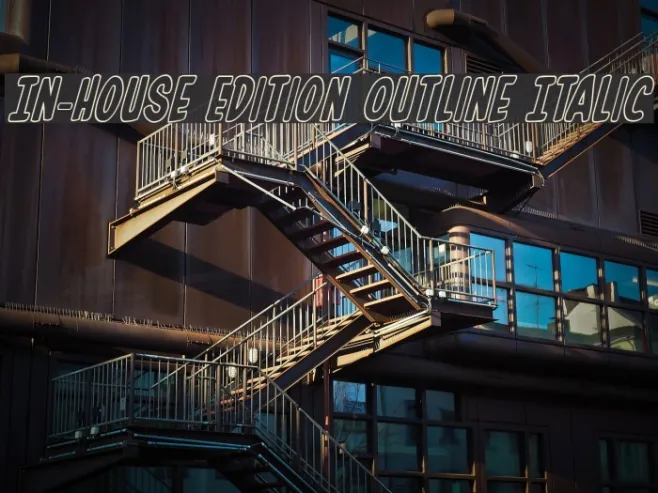 In-House Edition Outline Italic Example 2