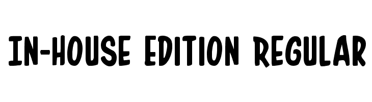 In-House Edition Regular Font
