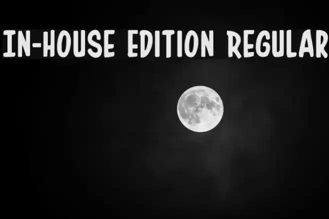 In-House Edition Regular Font examples