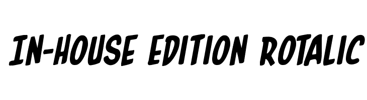 In-House Edition Rotalic Font