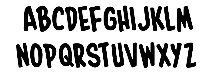 In-House Edition Rotated Font LOWERCASE