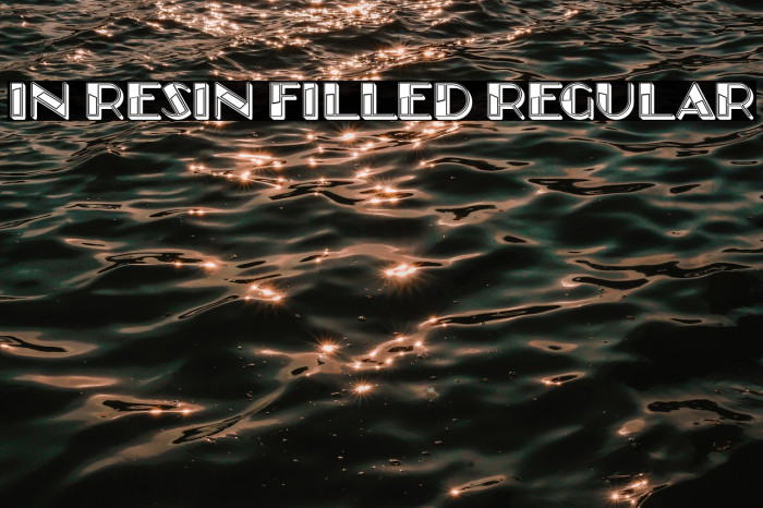 In Resin Filled Regular Example 1