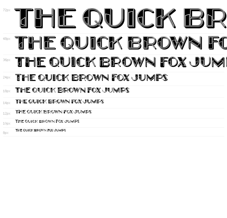 In Resin Filled Regular Waterfall