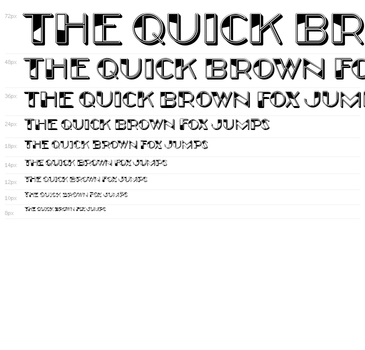 In Resin Hollow Regular Waterfall