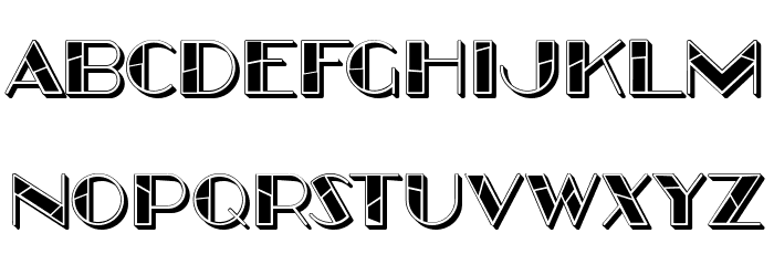 In Resin Light Filled Regular Font LOWERCASE