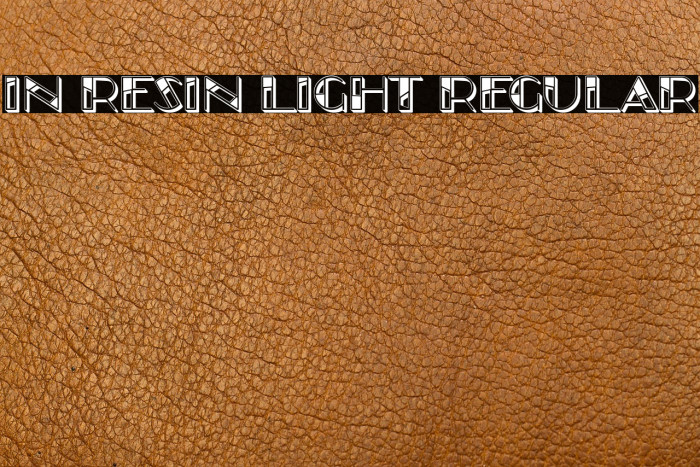 In Resin Light Regular Example 3