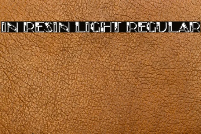 In Resin Light Regular Example 3