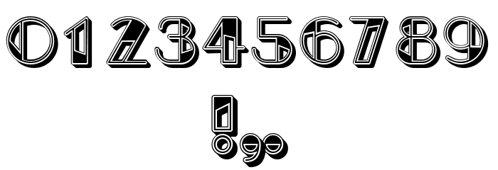 In Resin Regular Font OTHER CHARS