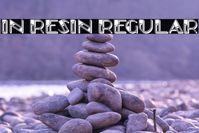 In Resin Regular Example 3