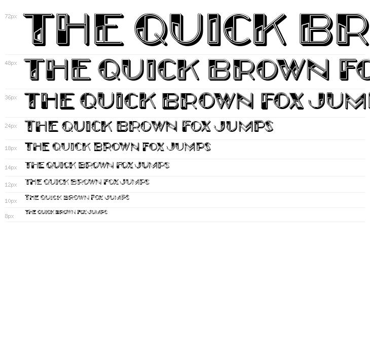 In Resin Regular Waterfall