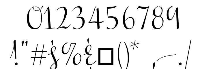 In Screaming Color Font OTHER CHARS