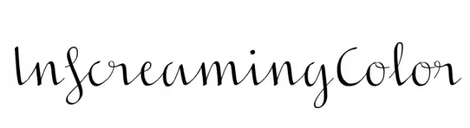 In Screaming Color  Free Fonts Download