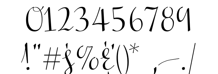 In Screaming Color Font OTHER CHARS