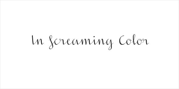 In Screaming Color Logo