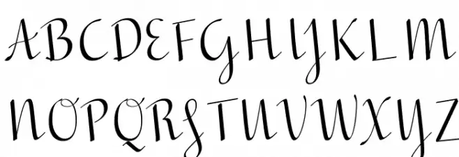 In Screaming Color Schriftart Groß