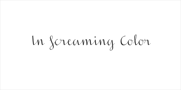 In Screaming Color Logo