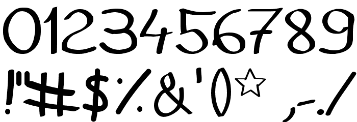 In Secret i Love You Medium Font OTHER CHARS