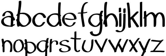 In Secret i Love You Medium Font LOWERCASE