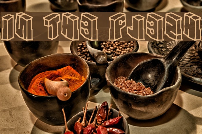 In The Flesh Font examples
