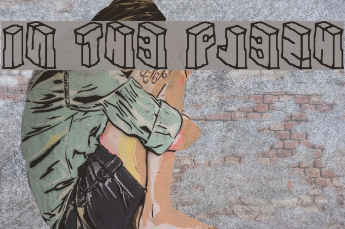 In The Flesh Font examples