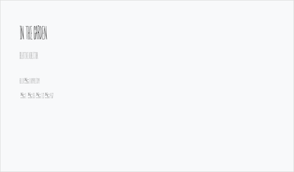 In The Garden Business Card