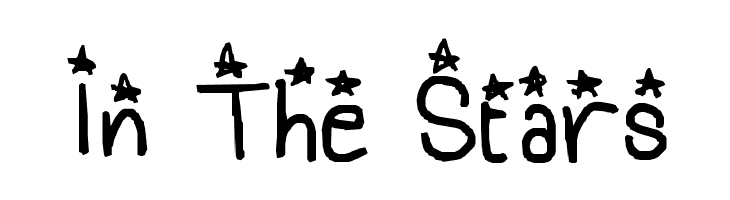 In The Stars  नि: शुल्क फ़ॉन्ट्स डाउनलोड