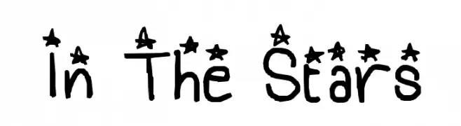 In The Stars  नि: शुल्क फ़ॉन्ट्स डाउनलोड