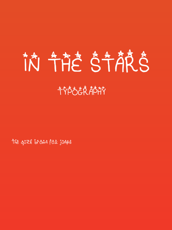 In The Stars Poster