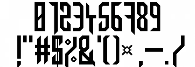 In for The Kill [caps] Regular Font OTHER CHARS