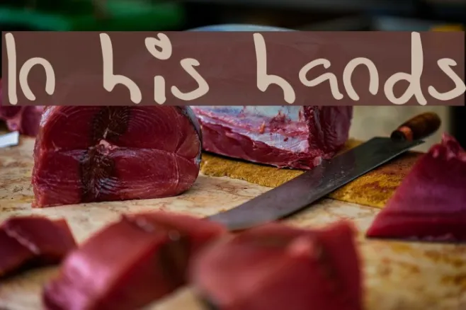 In his hands Example 3