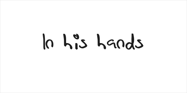 In his hands Logo